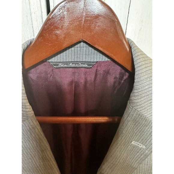 Saks Fifth Avenue Mash CT 42R Blazer 100% Wool‎ - Picture 5 of 9